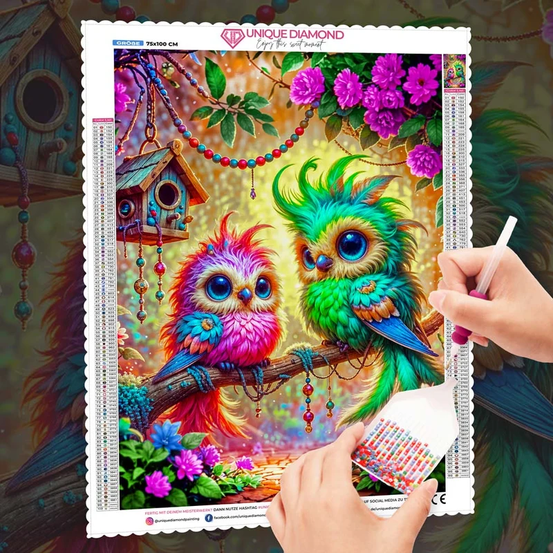 5D Diamond Painting – Juwelen der Baumkrone