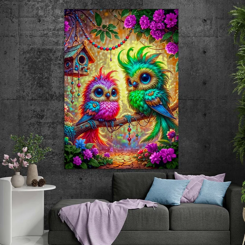 5D Diamond Painting – Juwelen der Baumkrone