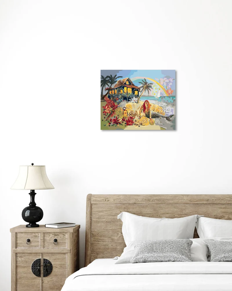 Diamond painting - MEERJUNGFRAU AM STRAND (D. RUSTY RUST)