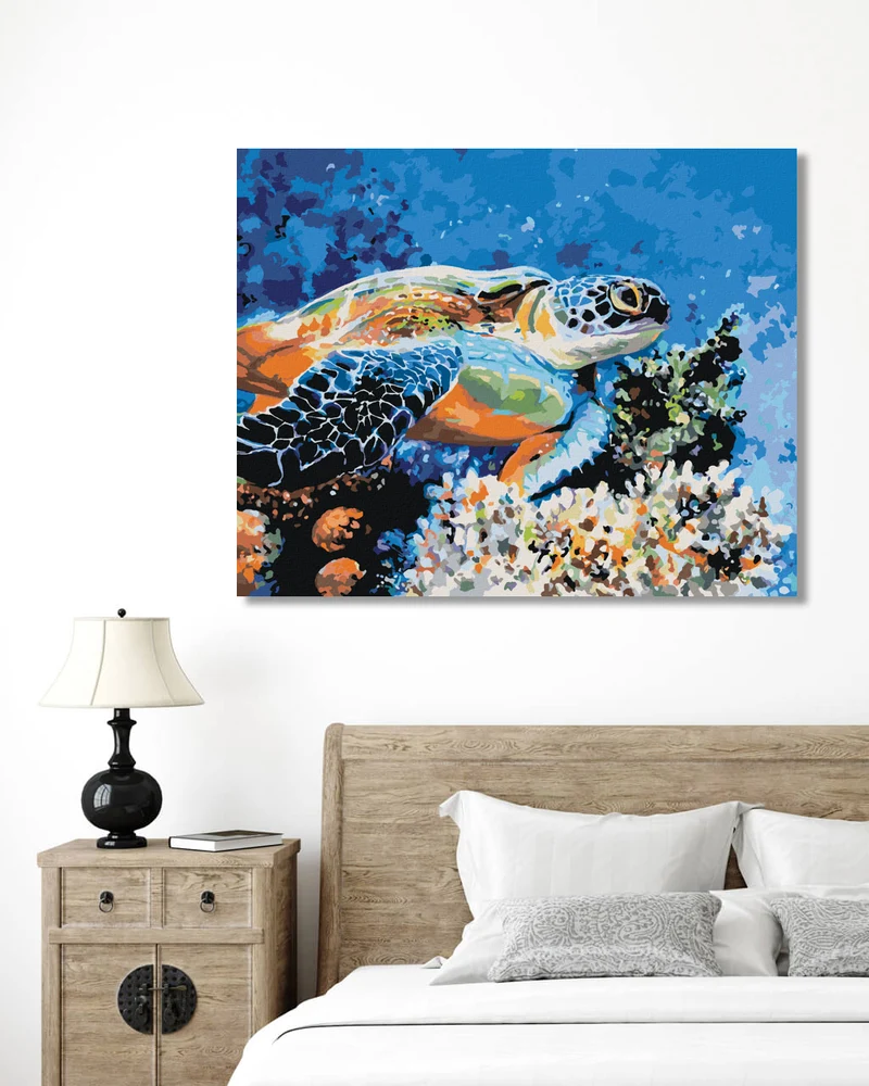 Diamond painting - MEERESSCHILDKRÖTE