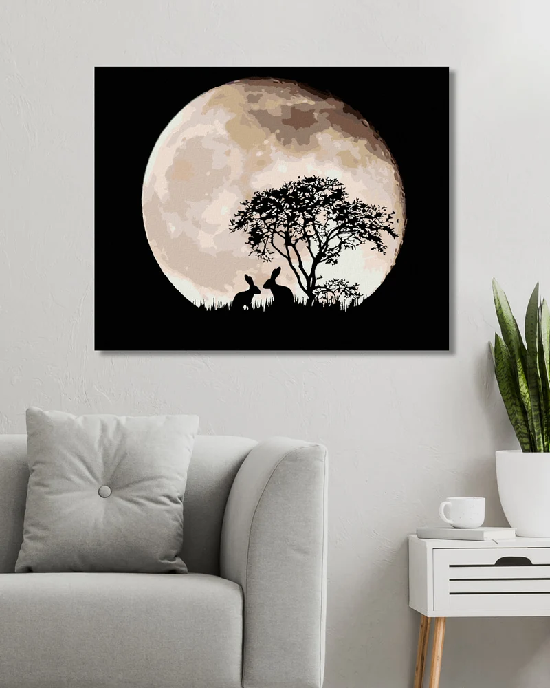 Diamond painting - NACHTKANINCHEN