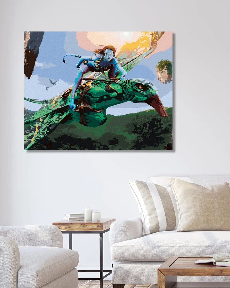 Diamond painting - NEYTIRI UND SEZE IM FLUG (Avatar)