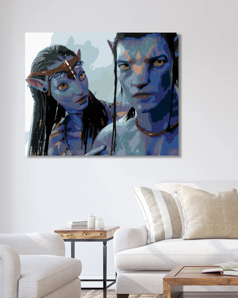Diamond painting - NEYTIRI UND JAKE (Avatar)
