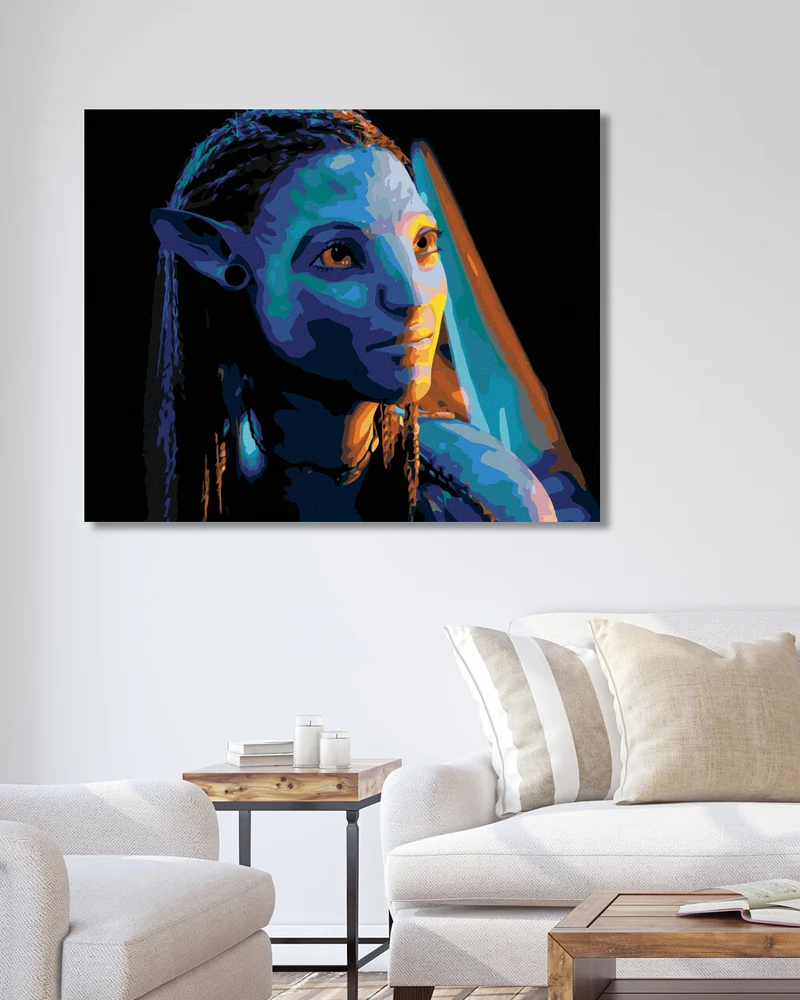 Diamond painting - NEYTIRI SCHAUT INS LICHT (Avatar)