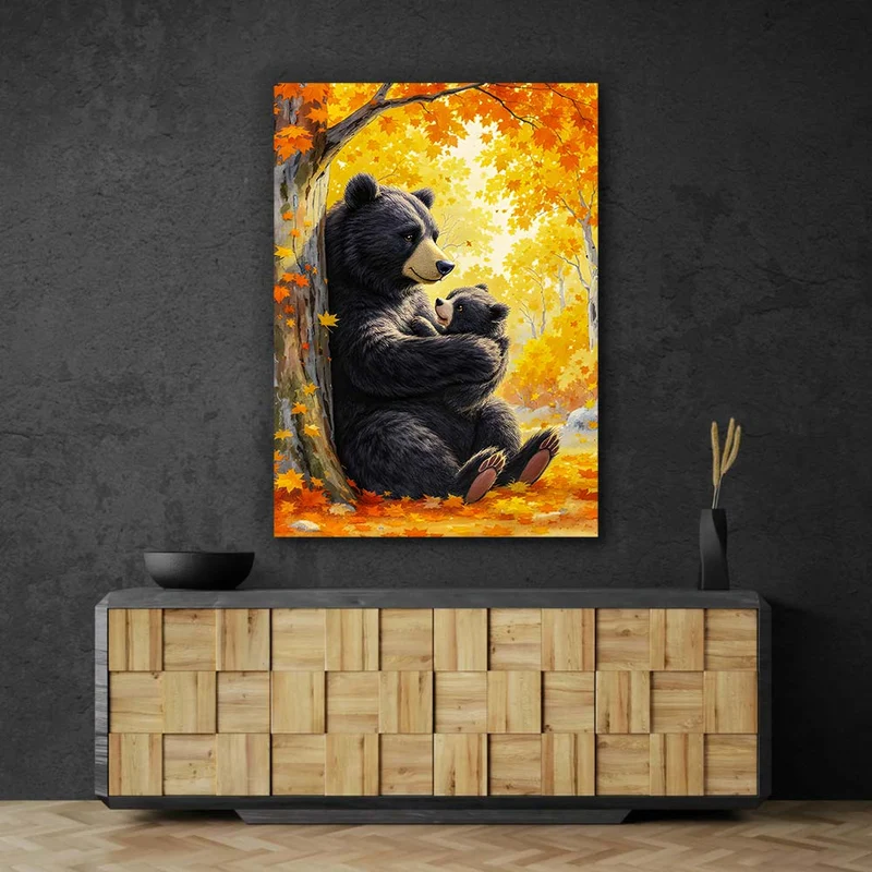 5D Diamond Painting – Kuschelzeit im Herbstwald