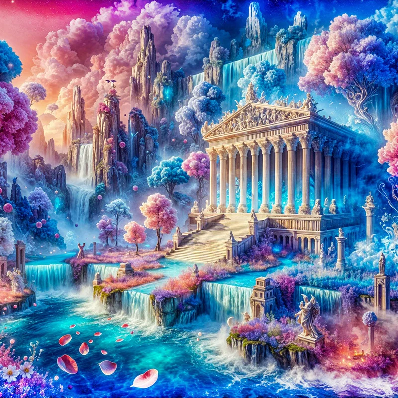 5D Diamond Painting – Elysium der Götter