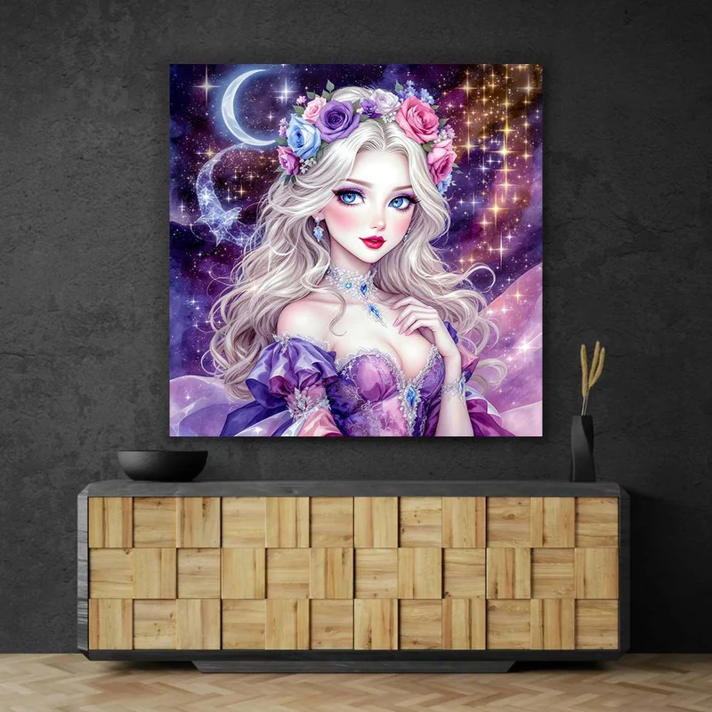 5D Diamond Painting – Celestia, Hüterin der Sterne