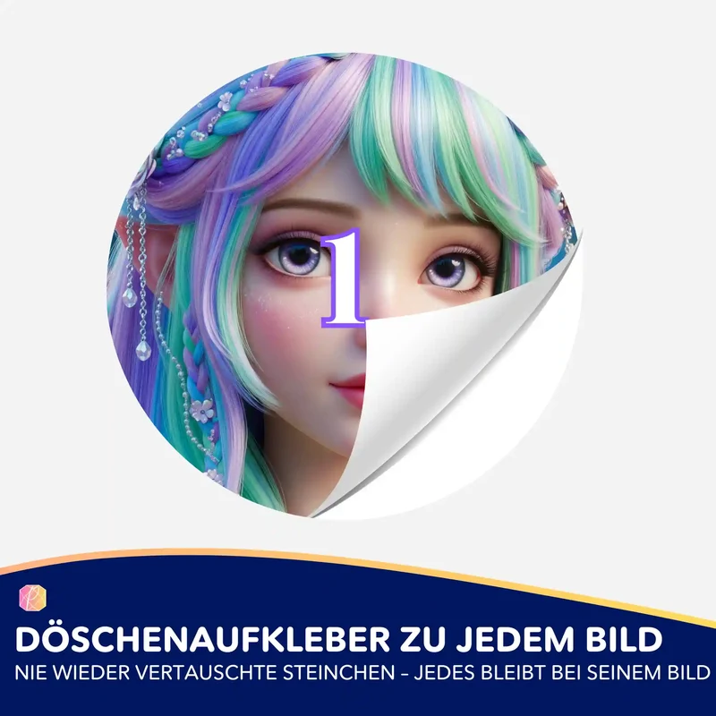 Döschenaufkleber - Feenprinzessin Elara