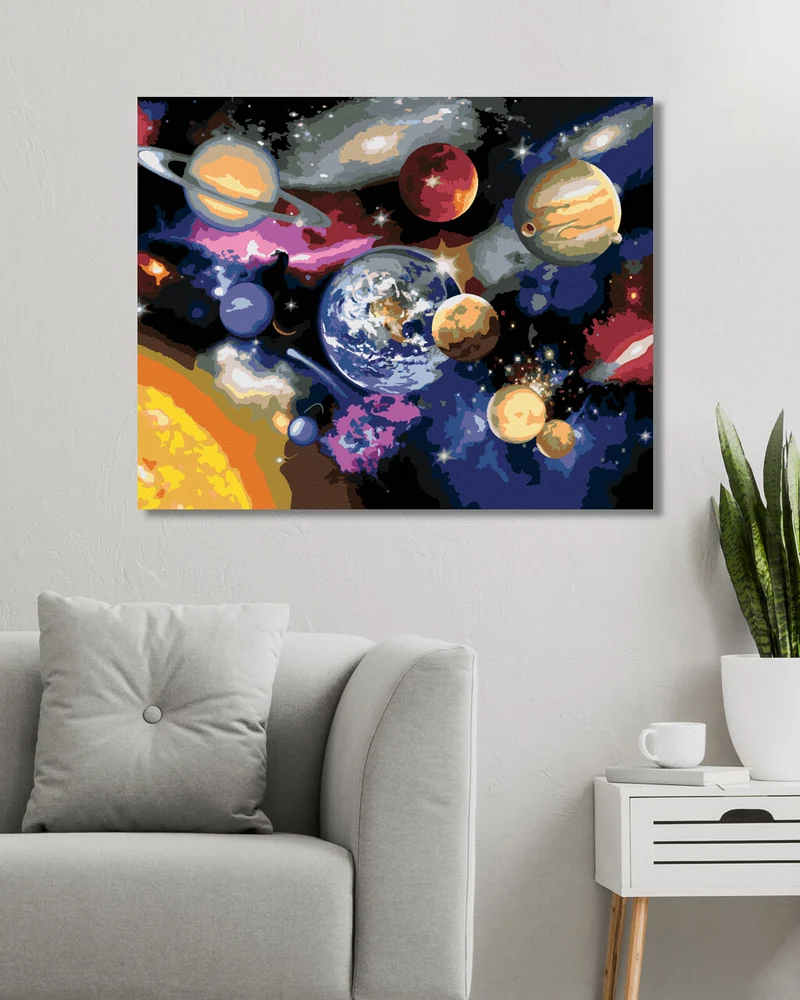 Diamond painting - PLANETEN DES SONNENSYSTEMS (HOWARD ROBINSON)