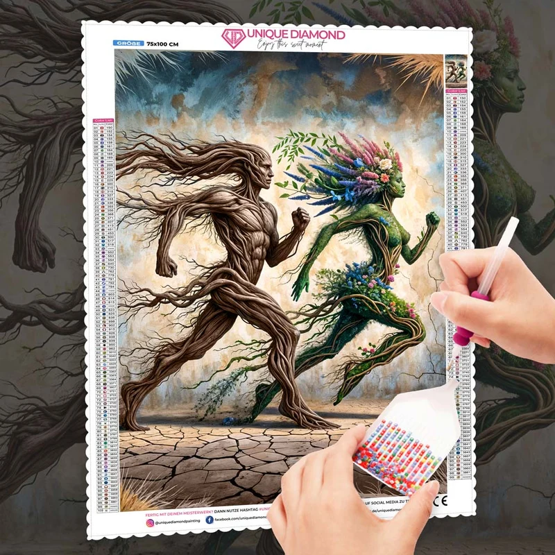 5D Diamond Painting – Lauf der Naturgeister