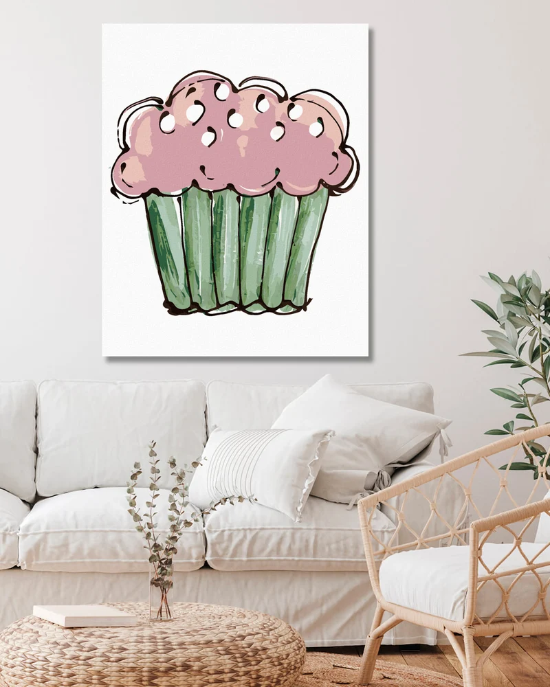 Diamond painting - ROSA CUPCAKE 2 (HALEY BUSCH)