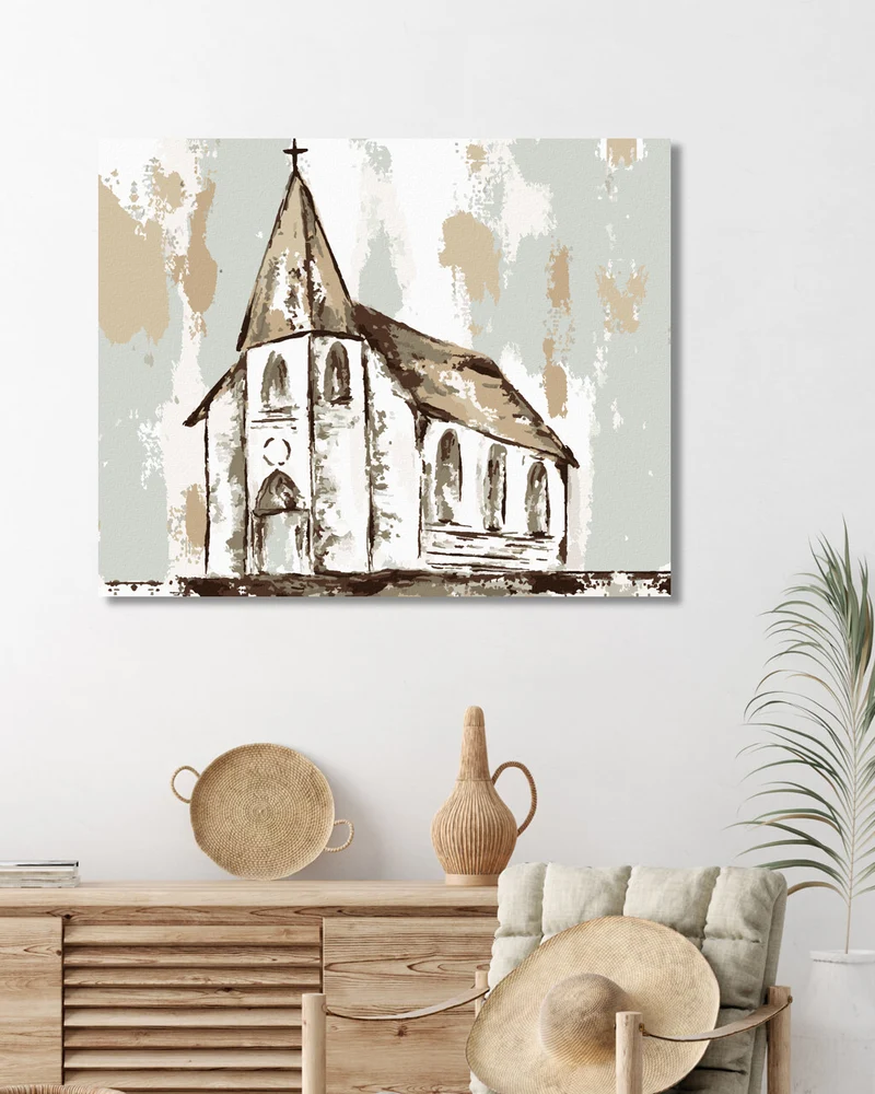Diamond painting - ABSTRAKTE KIRCHE (HALEY BUSH)