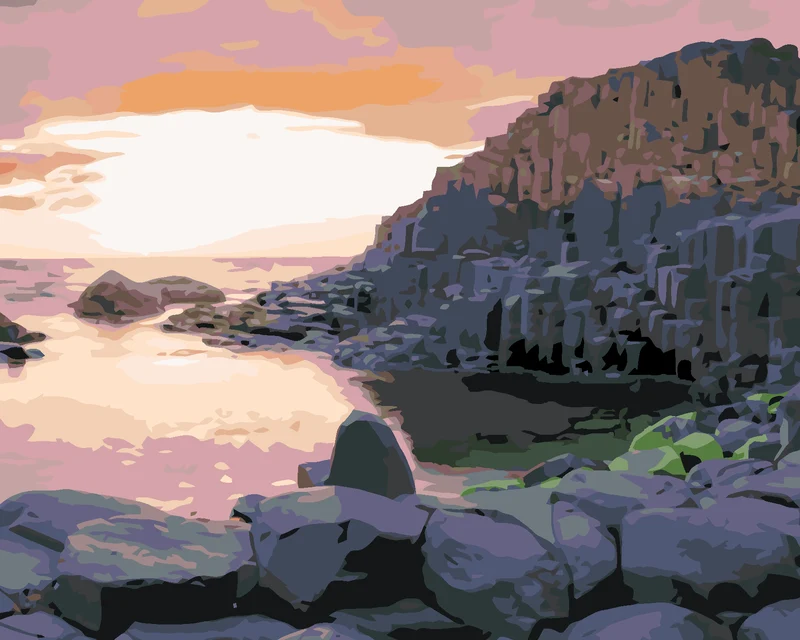 Diamond painting - SONNENUNTERGANG, IRLAND (TED DAVIS)