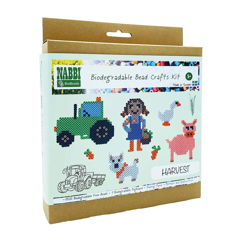 Nabbi Bio Bügelperlen - Ernte Kit