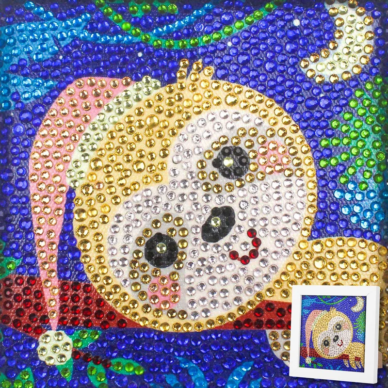 5D Diamond Painting Mini-Bild – Schlummer-Faultier