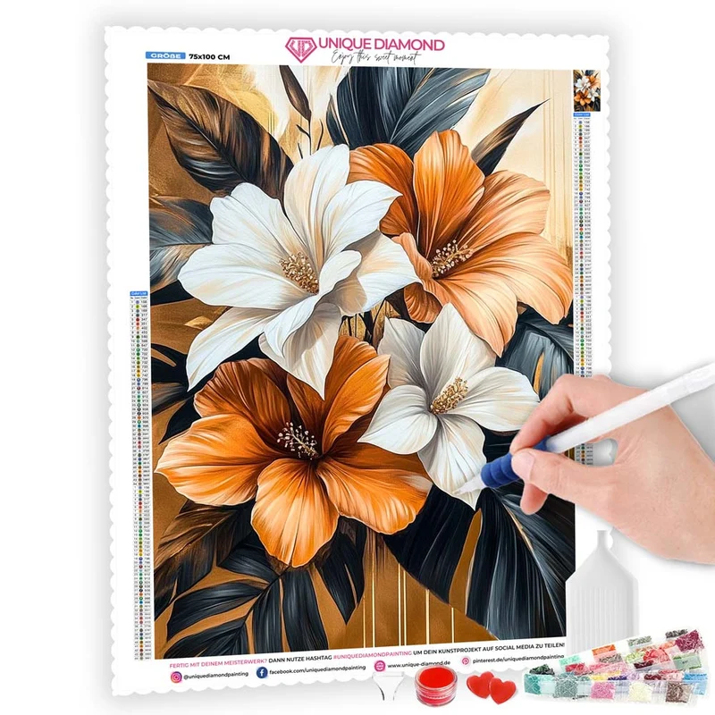 5D Diamond Painting – Goldene Harmonie