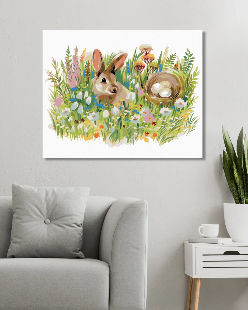 Diamond painting - OSTERNHASE