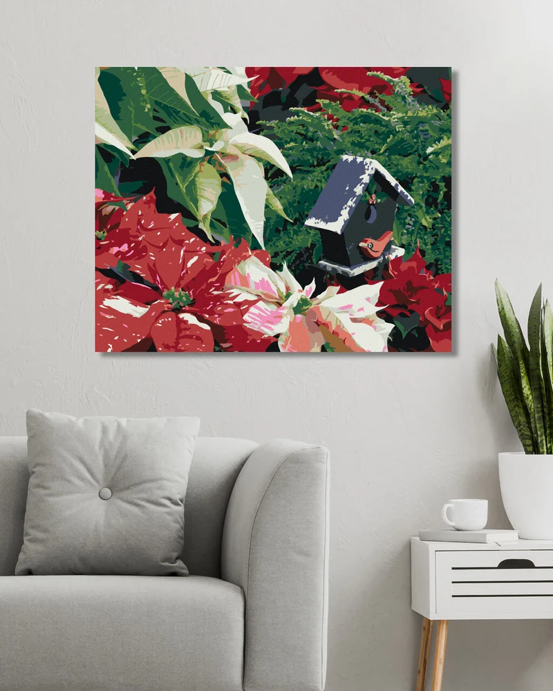Diamond painting - WEIHNACHTSROSEN (DENNIS FRATES)