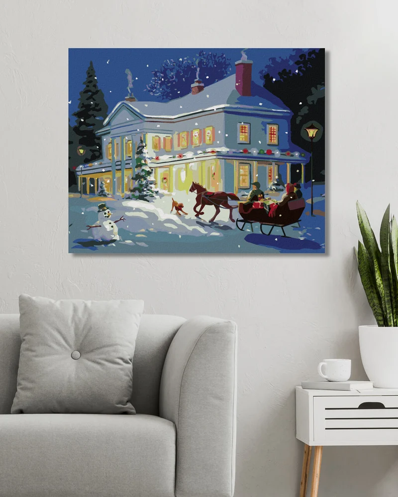 Diamond painting - WEIHNACHTSHAUS (D. RUSTY RUST)
