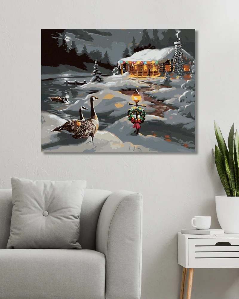 Diamond painting - WEIHNACHTSHÜTTE (D. RUSTY RUST)