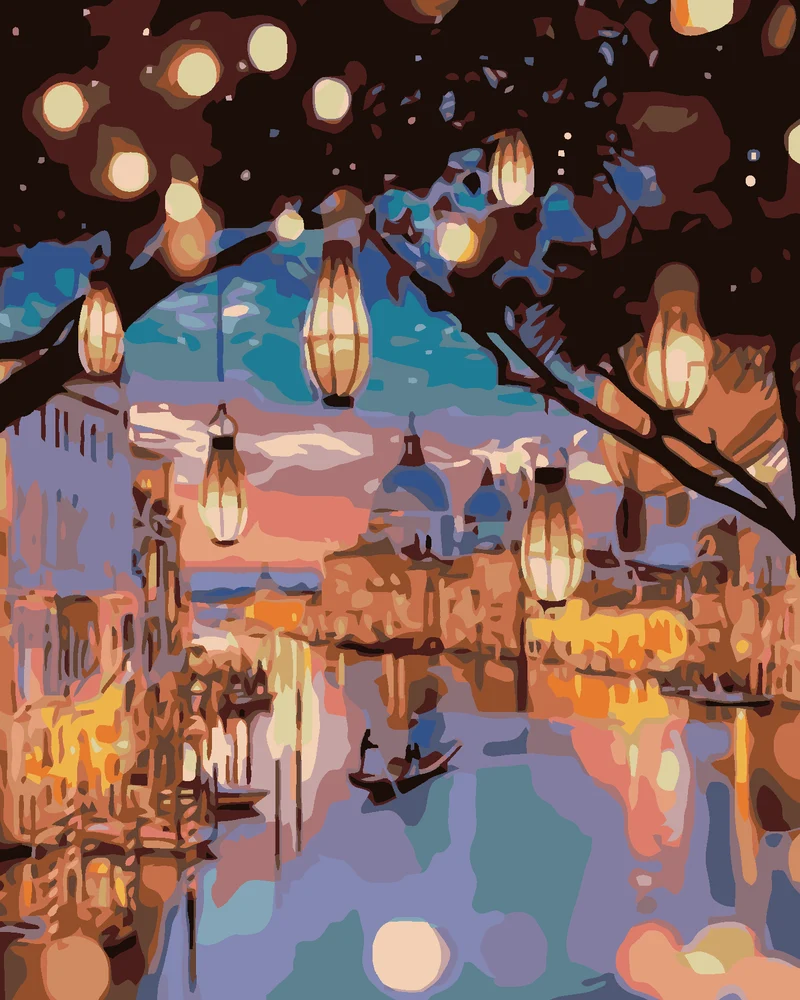 Diamond painting - ABENDLICHES VENEDIG