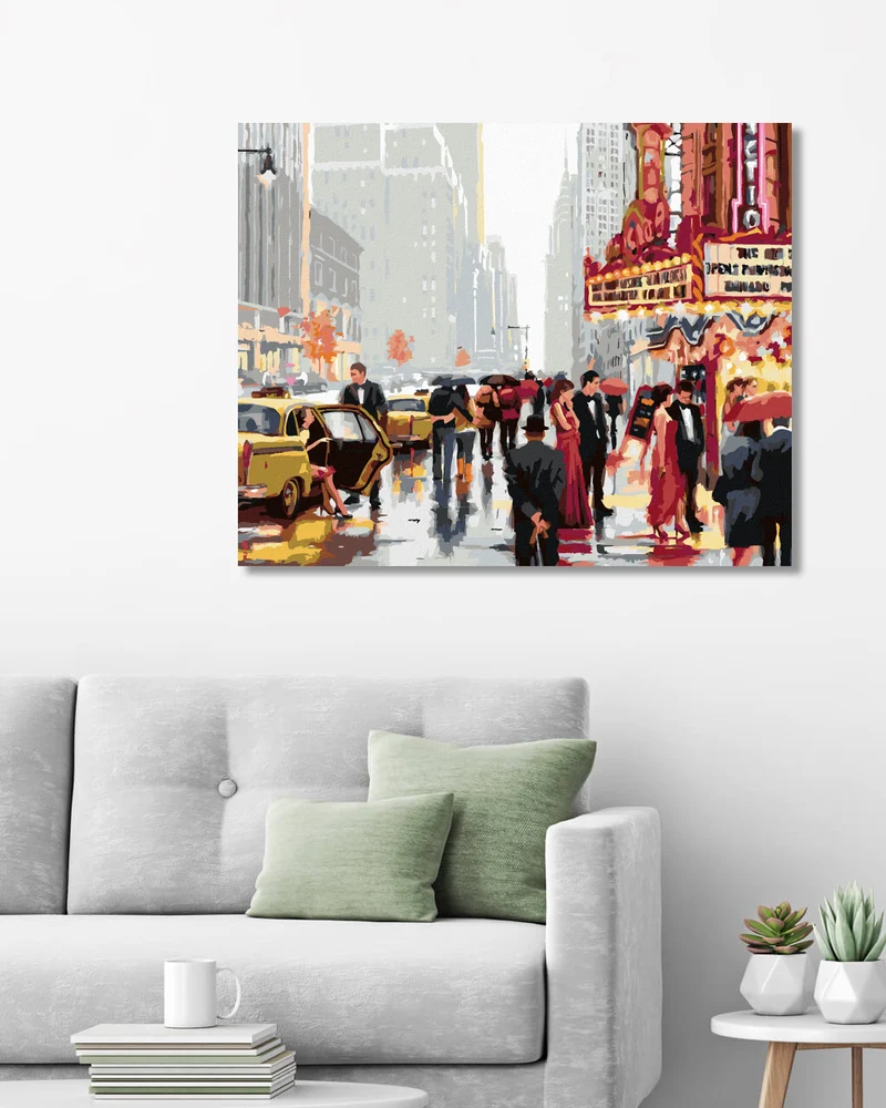 Diamond painting - THEATER IN NEW YORK (RICHARD MACNEIL)