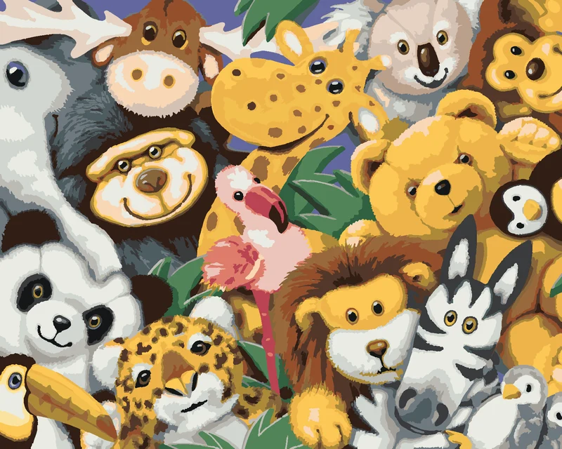 Diamond painting - STOFFTIERE (HOWARD ROBINSON)