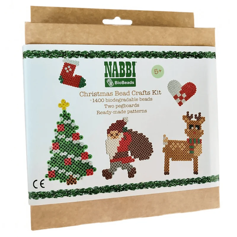 Nabbi Bio Bügelperlen Set Santa Claus Kit