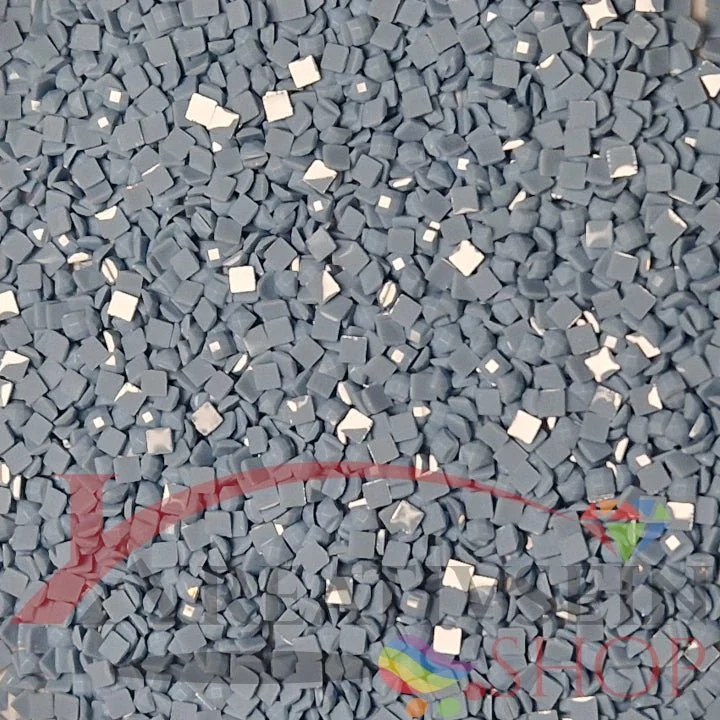 DMC 813 Blue LT - eckige Steine - Diamond Painting