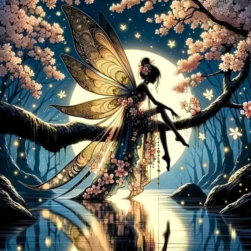 Diamond Painting - Mondscheinfee