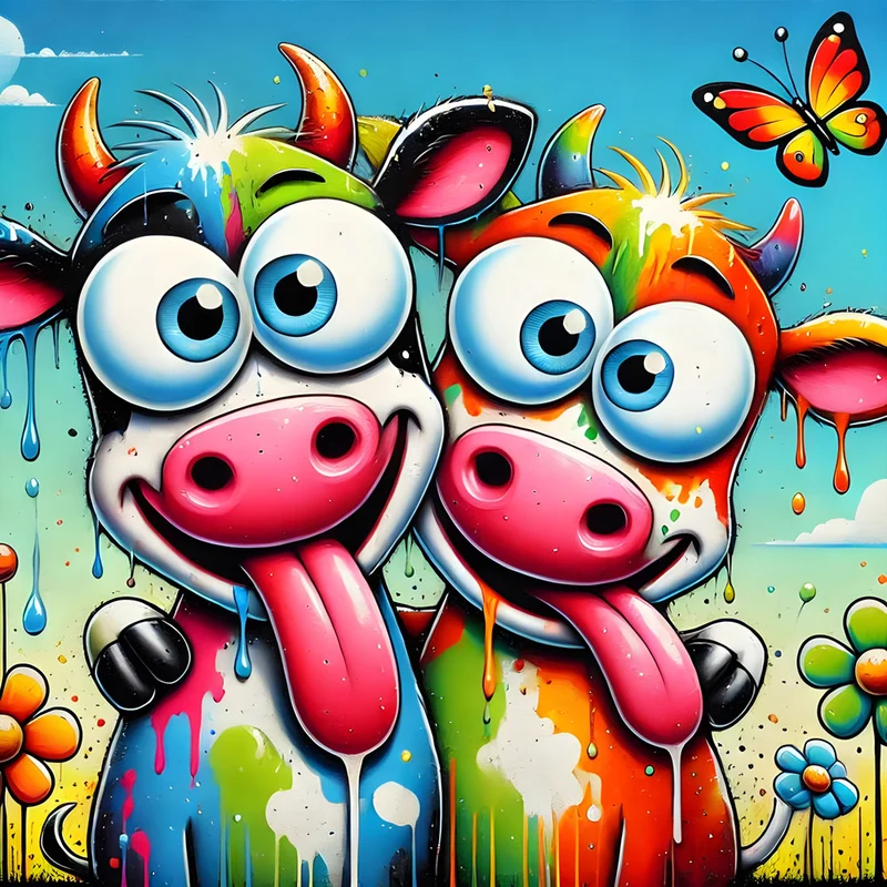 5D Diamond Painting – MooMoo Madness