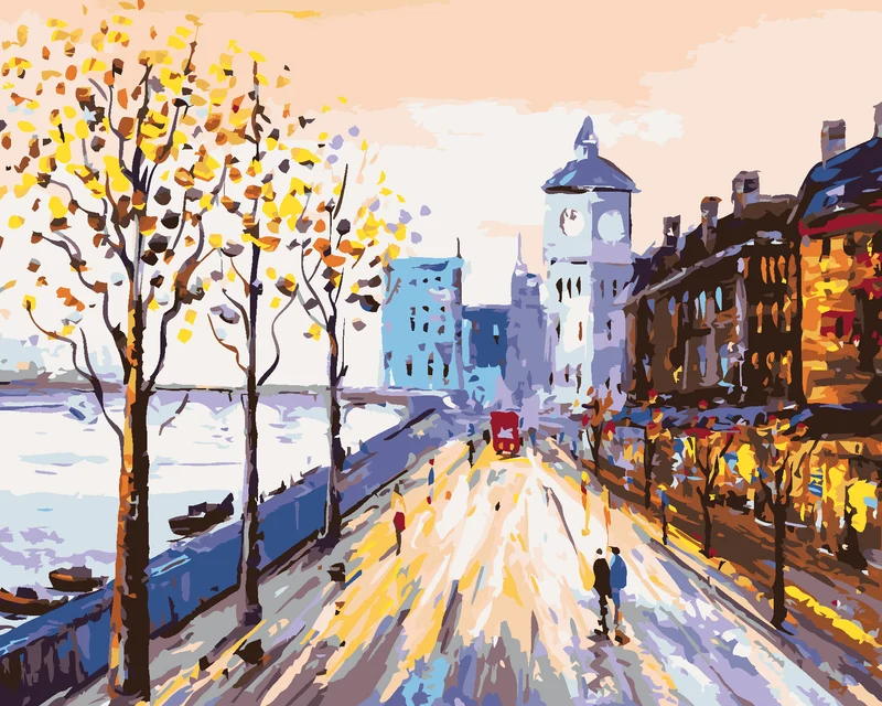 Diamond painting - STRASSEN LONDONS