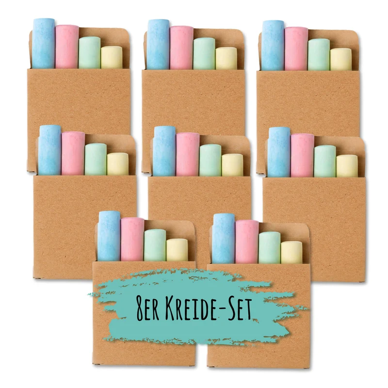 8er Set Malkreide