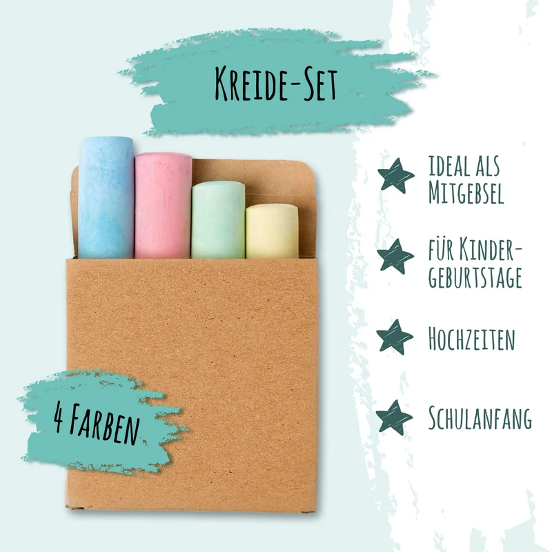 8er Set Malkreide