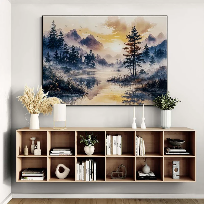 5D Diamond Painting - Morgennebel