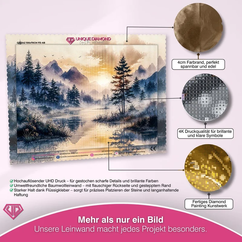 5D Diamond Painting - Morgennebel
