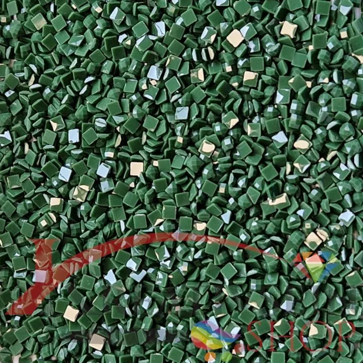 DMC 895 Hunter Green VY DK - eckige Steine - Diamond Painting