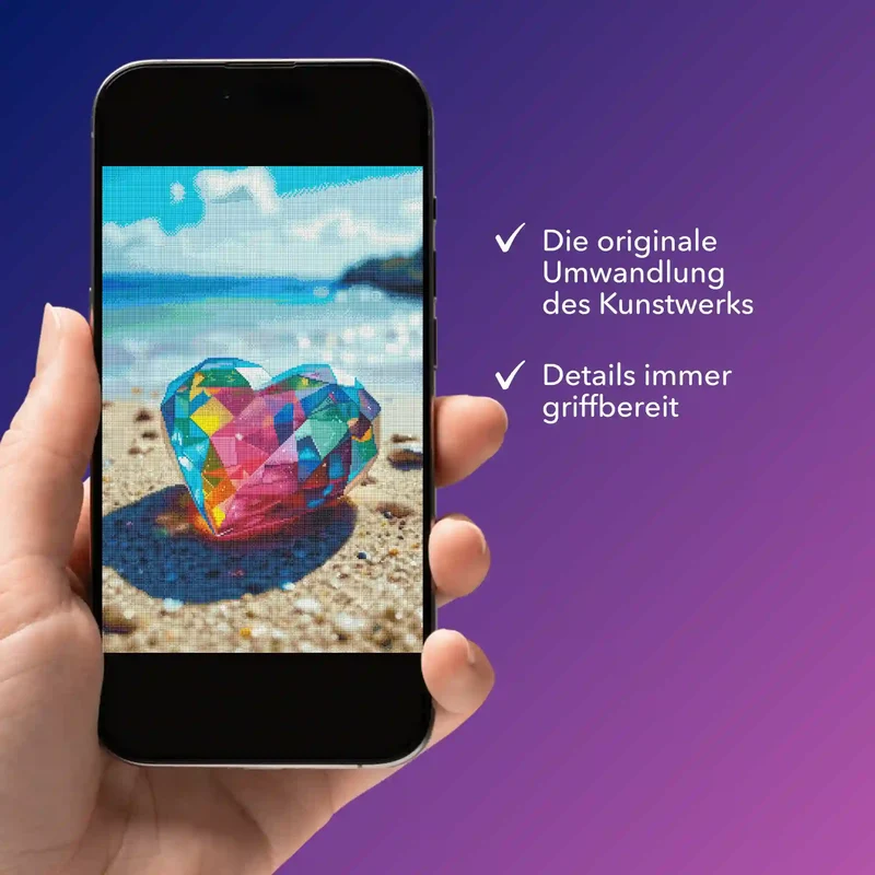 Digitale Bildmappe - Crystal Heart
