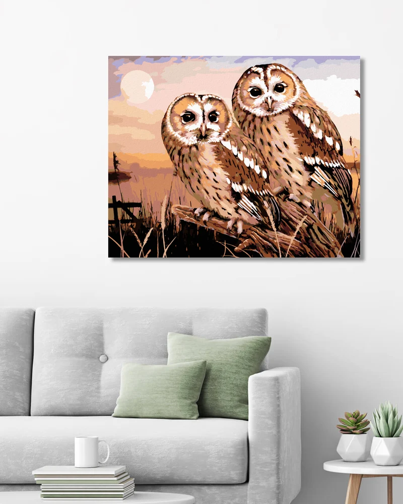 Diamond painting - EULEN - WALDKAUZ (HOWARD ROBINSON)
