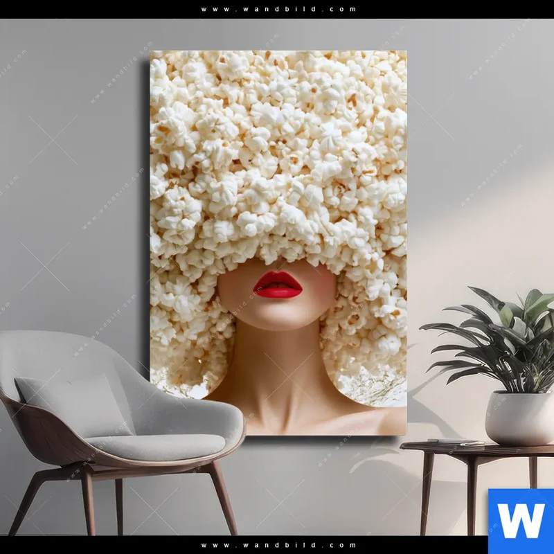 Leinwandbild | Crazy Popcorn Hair | Hochformat