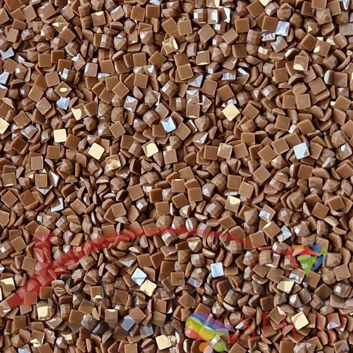 DMC 839 Beige Brown DK - eckige Steine - Diamond Painting