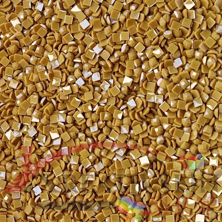 DMC 831 Golden Olive MED - eckige Steine - Diamond Painting