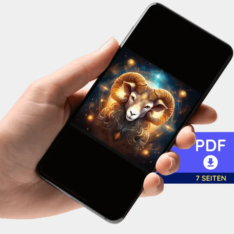 Digitale Bildmappe - Sternzeichen Widder "Limited Edition"