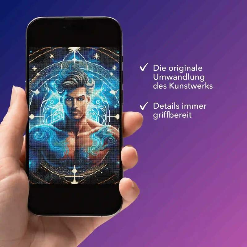 Digitale Bildmappe - Sternzeichen Wassermann "Limited Edition"