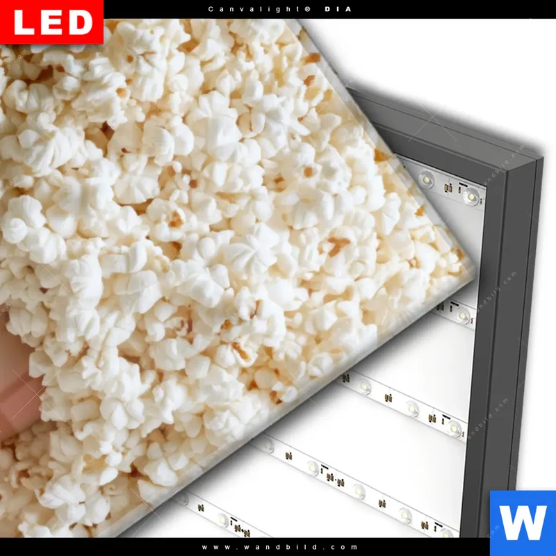 Wechselmotiv Acrylglas Canvalight® DIA | Crazy Popcorn Hair | Hochformat
