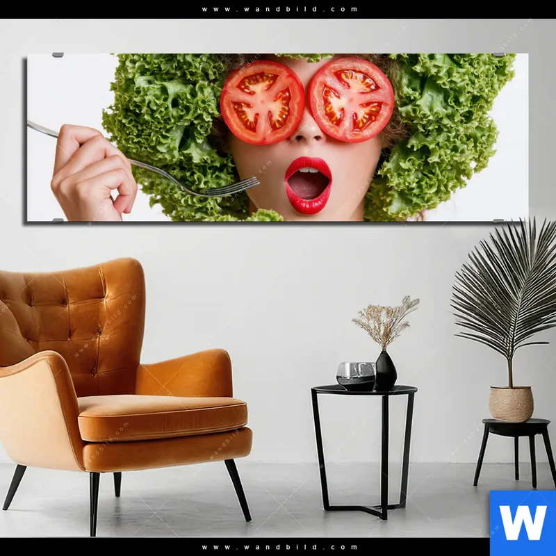 Alu-Dibond Bild | Salat Diva | Panorama