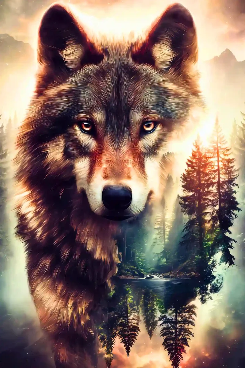 Diamond Painting - Geist des Waldes