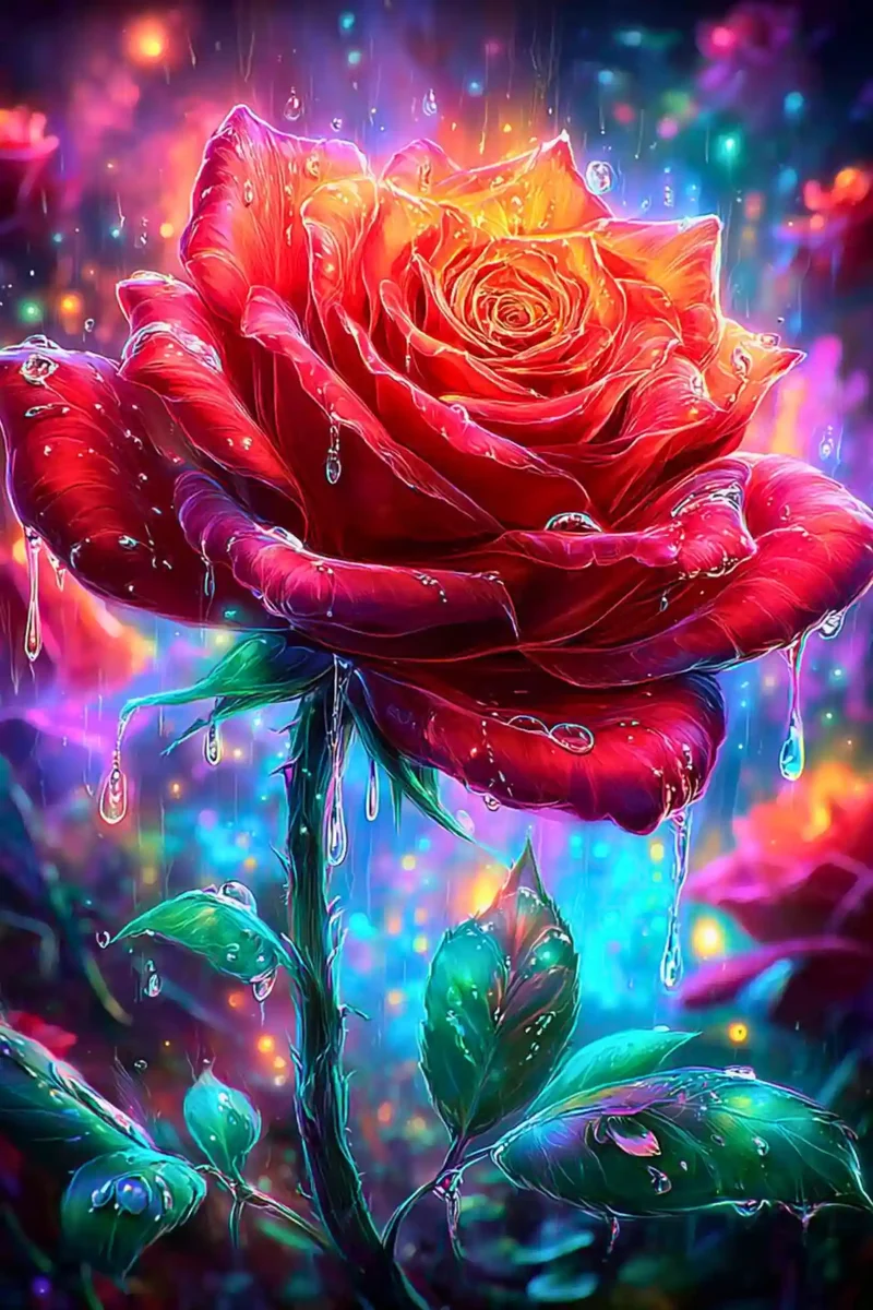 Diamond Painting - Regentanz