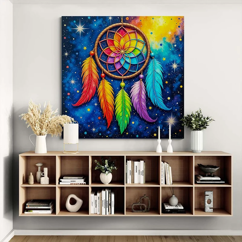 5D Diamond Painting – Kosmischer Traumfänger