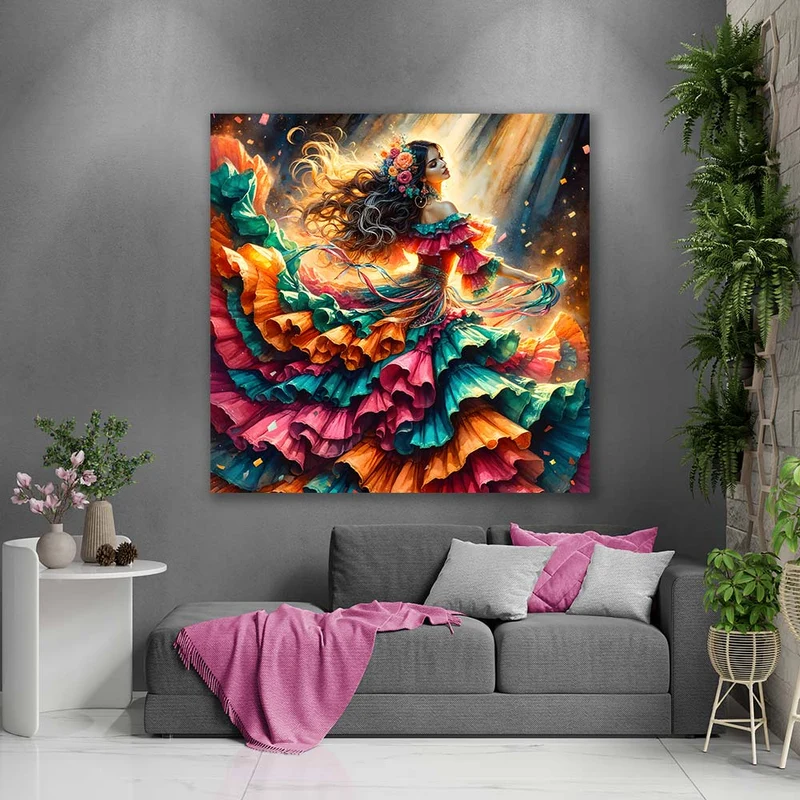 5D Diamond Painting – Tanz der Farben